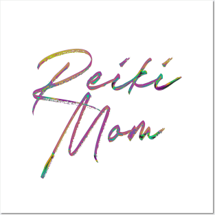 Reiki Mom - Awesome Type Design Gift Posters and Art